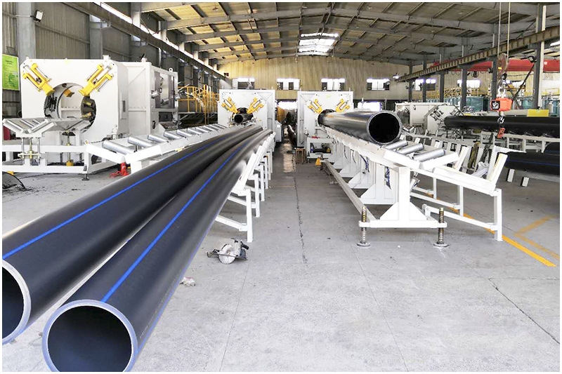 HDPE pressure water pipe, gas pipe, lining thin pipe, single layer mult