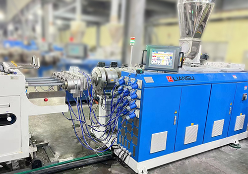 Case | LSFP-32 Four-Strand PVC Conduit Pipe Line with Automated Socketing & Strapping