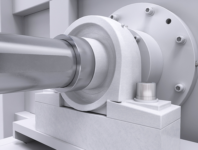 Special patented spindle sealing